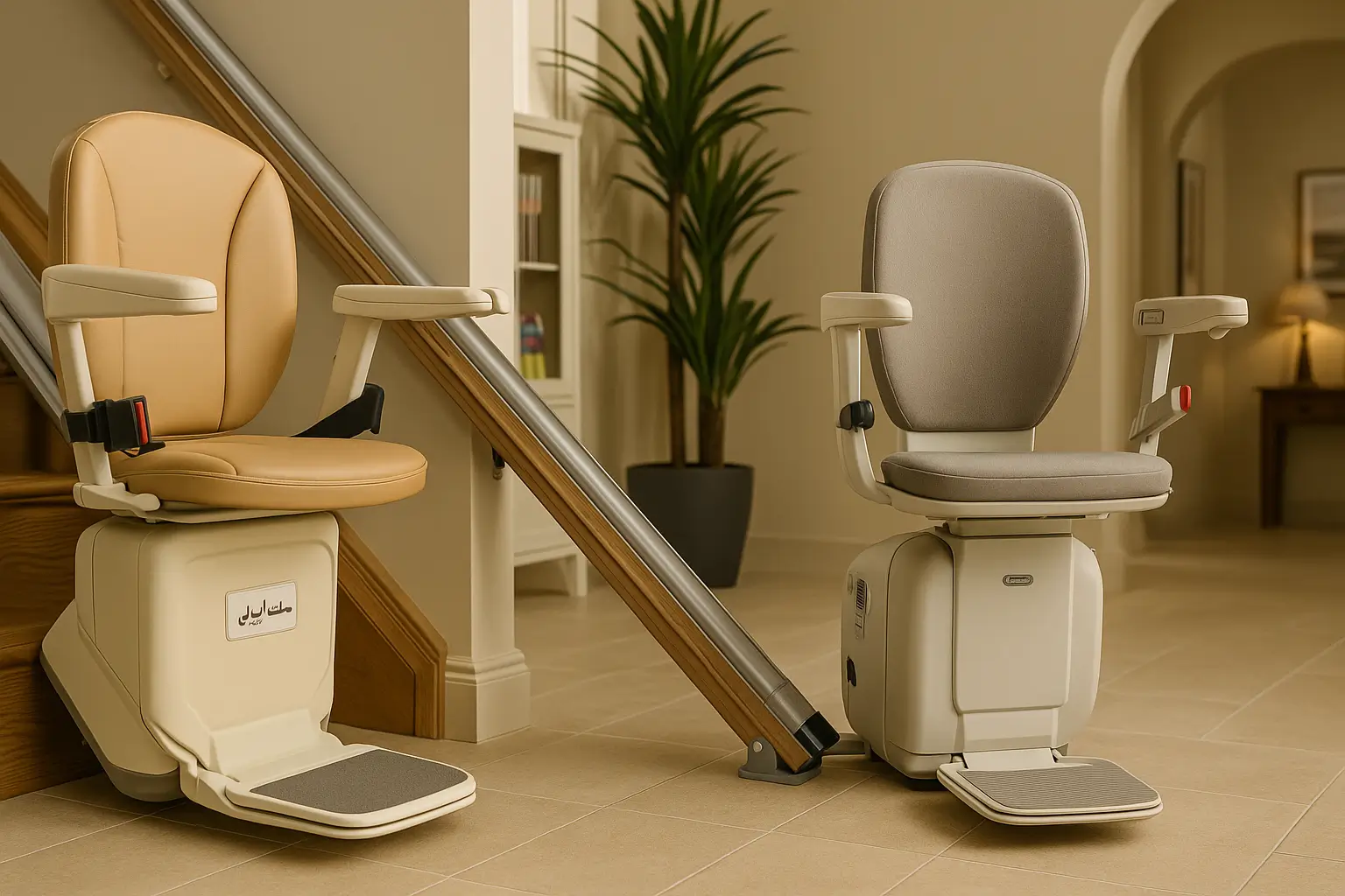 مقایسه بالابر پله ایرانی و خارجی در نمایشگاه – تفاوت طراحی، کیفیت و خدمات